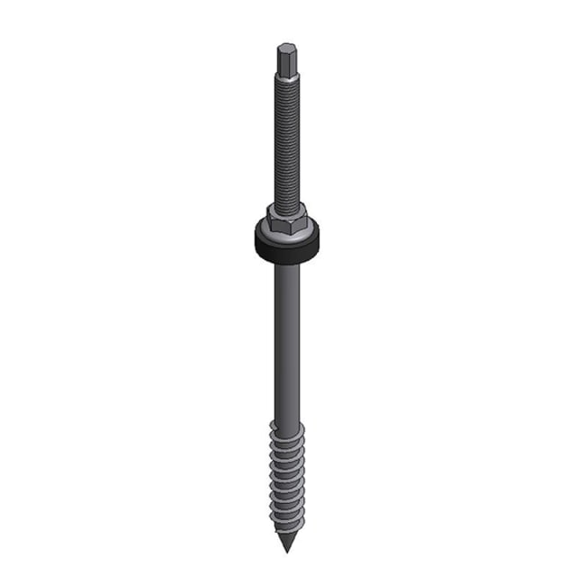 Van der Valk - Vis à double filetage inox M10x250mm (panne bois) - 747917 Van der Valk - Vis à double filetage inox M10x250mm (panne bois) - 747917