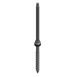 Vis à double filetage inox pour bois, en Acier inoxydable