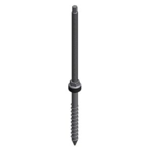 Van der Valk - Vis à double filetage inox M12x350mm (panne bois) - 747922