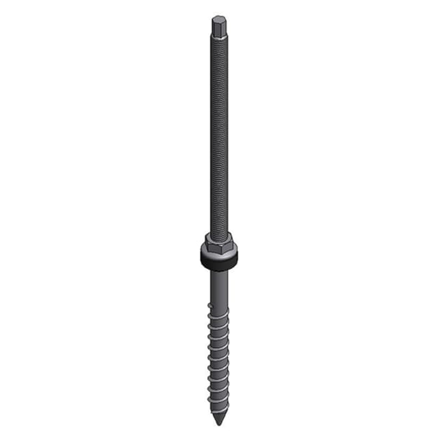 Van der Valk - Vis à double filetage inox M12x350mm (panne bois) - 747922 Van der Valk - Vis à double filetage inox M12x350mm (panne bois) - 747922