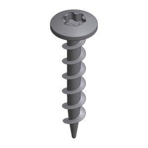 Vis autotaraudeuse à tête Torx inox grise 5,5x38 mm avec pointe conique