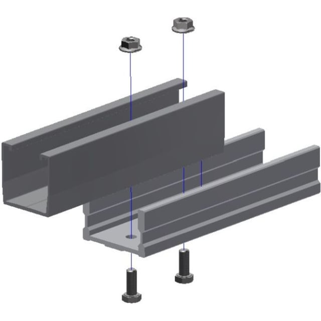 Van der Valk - kit de prolong rampe solaire 1038-1065mm - 757051 Van der Valk - kit de prolong rampe solaire 1038-1065mm - 757051