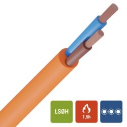 Veiligheidskabel - Atox NBN 713-020 RF1H30 orange 300/500V 2X2