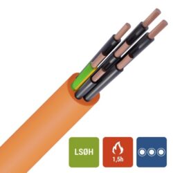 Veiligheidskabel - Atox NBN 713-020 RF1H30 orange 300/500V 7G1