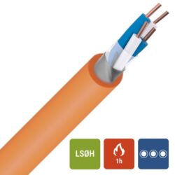 Veiligheidskabel - Atox téléphonie NBN 713-020 RF1H30 orange 4X2X0