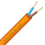 Veiligheidskabel - PYRISOL 500 NBN C 30-004 F2 SA SD LSOH FR2 Rf 1h30 500V orange 2X1