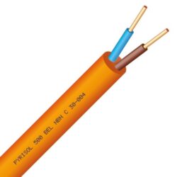 Veiligheidskabel - PYRISOL 500 NBN C 30-004 F2 SA SD LSOH FR2 Rf 1h30 500V orange 2X2