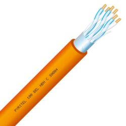 Veiligheidskabel - PYRITEL 100 BEL NBN C 30-004 F2 SA SD LS0H FR2 Rf 1h30 170V orange 3X2X0