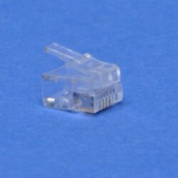 Détails visibles de Fiche modulaire RJ12 6P6C pour câble téléphonique pour Connectique réseau