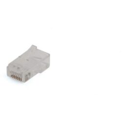 Détails visibles de Fiche RJ45 8P8C pour câble rond multibrin Cat5E pour Connectique réseau