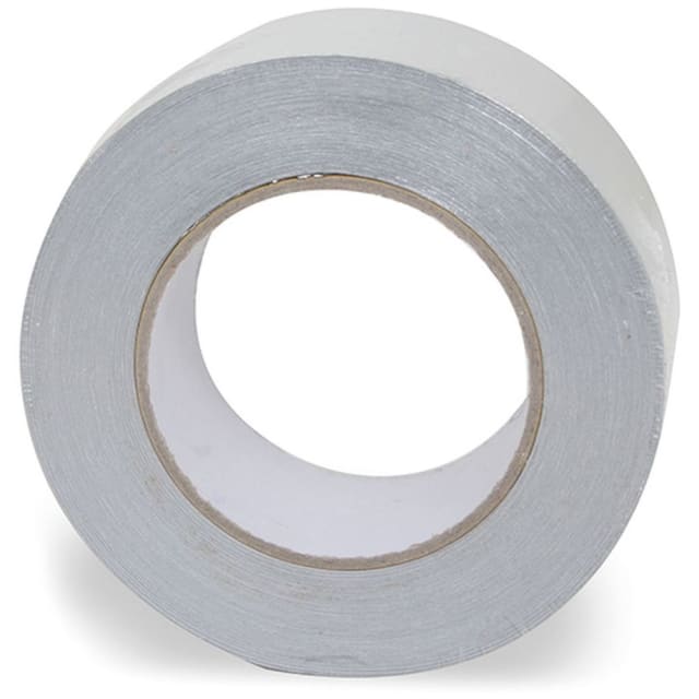 Ruban adhésif aluminium Ventilair Rouleau de ruban adhésif aluminium gris pour isolation et raccordement