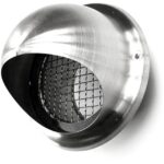 Ventilair - BOLI 160 - Grille sphérique - Ø160 - RVS - anti-insectes - montage extérieur - 3007000052