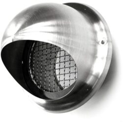 Détails visibles de Grille extérieure inox anti-insectes Ø160 BOLI 160 pour Grilles de ventilation
