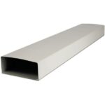Ventilair - Canal rectangulair galvanisé - 220x80 - 3m - 2003000009