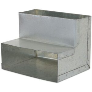 Ventilair - Coude vertical 90° 220x80 ronde galva - 2004000100