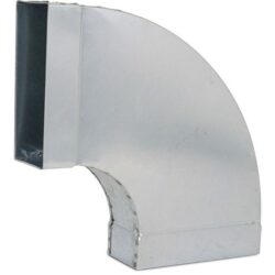 Ventilair - FGBH90 - Coude horizontal 90° - 80x220 - rond - galva - 2004000033