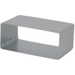 Détails visibles de Raccord extérieur galvanisé 70x170 mm pour Accessoires pour conduits de ventilation