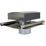 Ventilair - MCTH-H 200 - Chapeau toiture métallique - noire - 200mm - 2019000419
