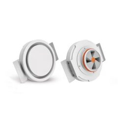 Ventilair - Rondo 125 Bouche de ventilation invisible à encastrer ronde dia 125mm en plâtre - 3001001746