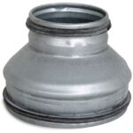Ventilair - VPC 200 160R - Réduction sym. Ø200 160 - galva + joint - 2002000042