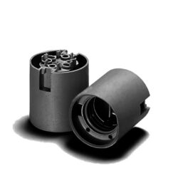 Vossloh-Schwabe - Socket thermoplastique lisse noir E27 - 755