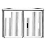 Vynckier (ABB) - Arm trottoir a Gde prof AP 875x1200x541 - 4TBE843647N0100