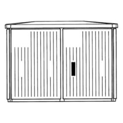 Vynckier (ABB) - Arm trottoir a Gde prof AP 875x1200x541 - 4TBE843647N0100
