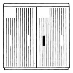 Vynckier (ABB) - Armoire de trottoir EH3/AP-22 - 4TBE843182C0100
