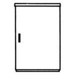 Vynckier (ABB) - Armoire trottoir EH3 F DIN0 875x590x320mm IP44 IK10 polyester RAL 7035 - 4TBE843158C0100
