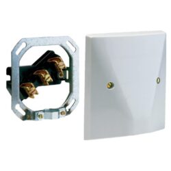 Boîte de raccordement 2 pôles 16 mm² avec capot blanc et bornes en cuivre