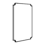 Vynckier (ABB) - Plaque de mont pertinax 10mm EH3/AP-22 - 4TBE843072C0100