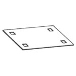 Vynckier (ABB) - Plaque infe pr EH3 et EH6 taille 0 - 4TBE843300C0100
