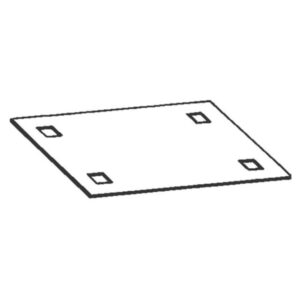 Vynckier (ABB) - Plaque infe pr EH3 et EH6 taille 0 - 4TBE843300C0100