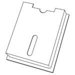 Vynckier (ABB) - Porte-plan autocollant 155x225mm - 4TBP832000C0100