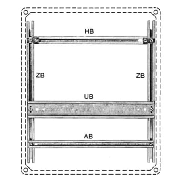 Vynckier (ABB) - RAIL SUPP DIN L 250 - 4TBO890820C0100 Vynckier (ABB) - RAIL SUPP DIN L 250 - 4TBO890820C0100
