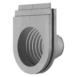 Entrée de câble anti-traction 30 mm, configuration visible