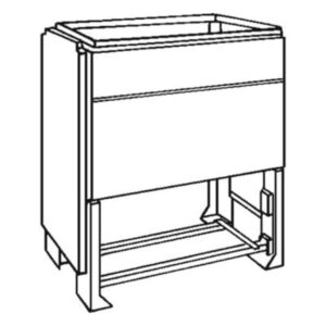 Vynckier (ABB) - Socle polyester Gde prof pr EH/GD 051 - 4TBE843665C0100