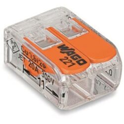 WAGO - Borne COMPACT UNIVERSELLE pour tout type de câbles 2 x 0