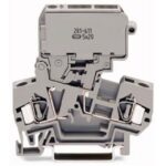 WAGO - Borne à fusible avec porte-fusible pivotant pour cartouche type G 5 x 20 mm - 281-611