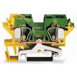 WAGO - Borne de protection pour 2 conducteurs - 284-607