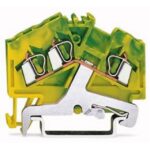 WAGO - Borne de protection pour 3 conducteurs - 280-637