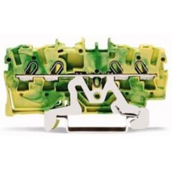 WAGO - Borne de protection pour 4 conducteurs pour applications Ex e - 2002-1407