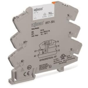 WAGO - Embase enfichable JUMPFLEX avec relais miniature DC 24 V 10 mA (LED d'état) - 857-304