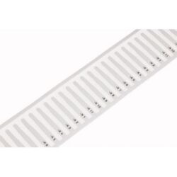 Détails visibles de Étiquette thermotransfert à enficher blanche 12 mm -811 pour Étiquettes de câbles