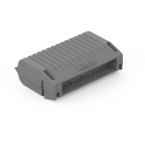 Boîtier gris de dérivation avec gel série 221 taille 3 pour raccordement électrique