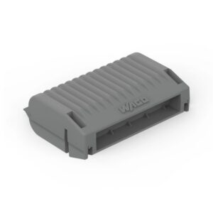 Gelbox de dérivation gris pour câble 6 mm² avec boîtier rectangulaire nervuré