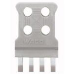 WAGO - Plaque de décharge de traction 4 à 5 pôles pour connecteurs femelles - 769-412