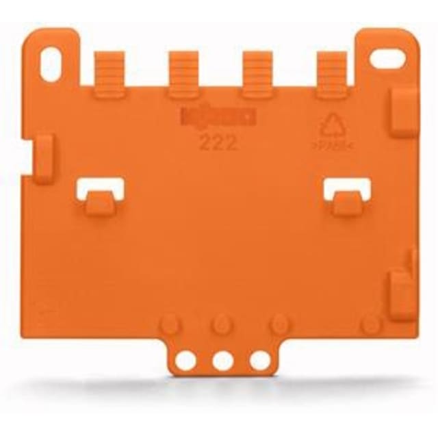 WAGO - Plaque de décharge de traction encliquetable sur adaptateur WAGO - Plaque de décharge de traction encliquetable sur adaptateur
