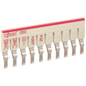 WAGO - Pont intercalable 10 pôles Courant nominal 25 A isolé - 2002-480