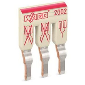WAGO - Pont intercalable 3 pôles Courant nominal 25 A isolé - 2002-473